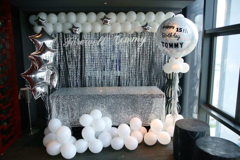 Trang trí sinh nhật teen bằng bong bóng jumbo