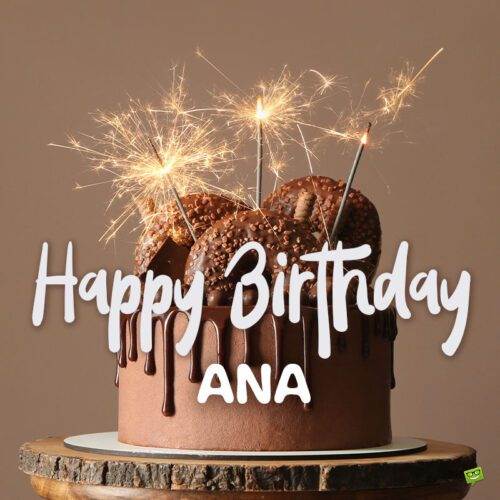 Hình ảnh chúc mừng sinh nhật cho Ana.