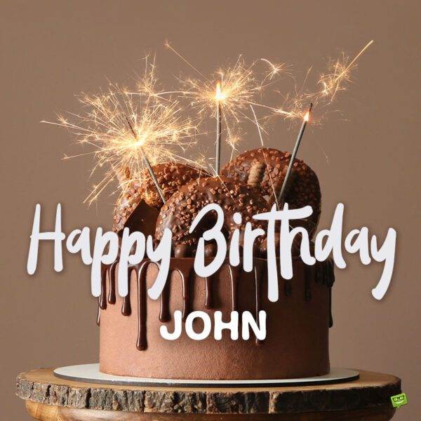 Hình ảnh chúc mừng sinh nhật cho John.