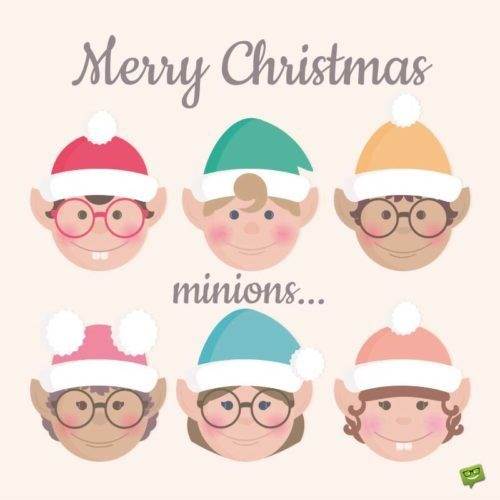 Giáng sinh vui vẻ, các minions !!
