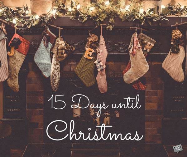 15 ngày cho đến Giáng sinh.