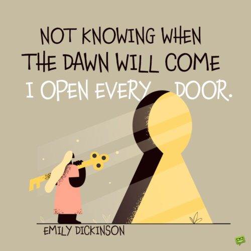 Emily Dickinson trích dẫn để lưu ý và chia sẻ.