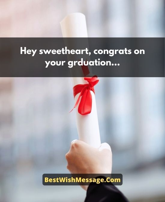 Tin nhắn tốt nghiệp cho bạn gái