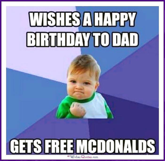 Vui sinh nhật Meme cho bố
