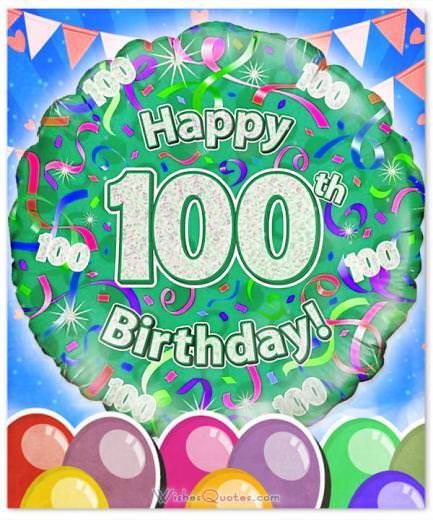 Chúc mừng sinh nhật lần thứ 100