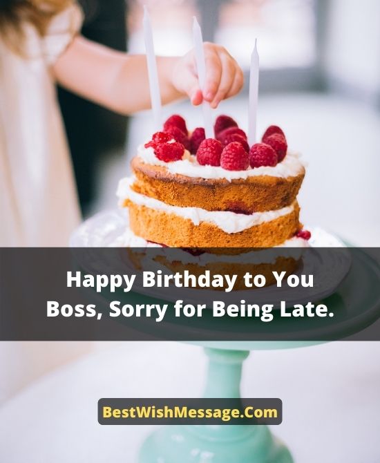 Tin nhắn chúc mừng sinh nhật đến Sếp