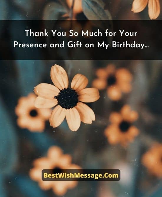 Tin nhắn cảm ơn tới bạn gái về bữa tiệc sinh nhật và món quà