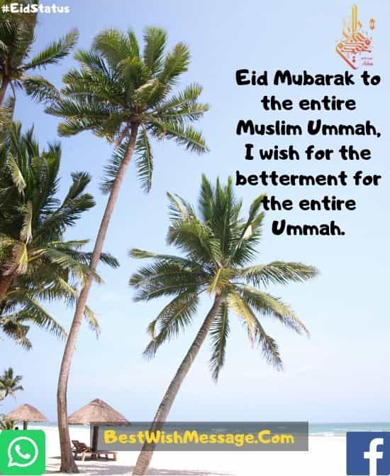 Trạng thái WhatsApp của Eid Mubarak