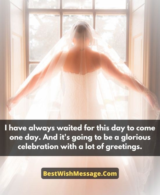 Inspirational Message to a Newly Wed Bride