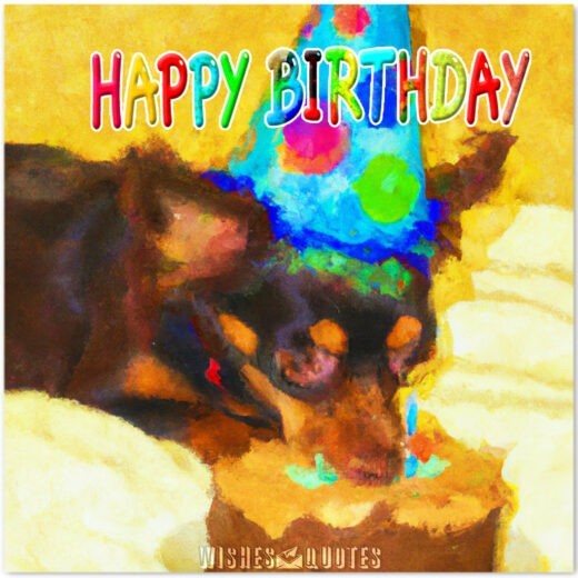 Thiệp sinh nhật cho những người yêu chó