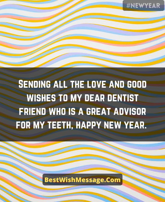 Tin nhắn năm mới cho các nha sĩ