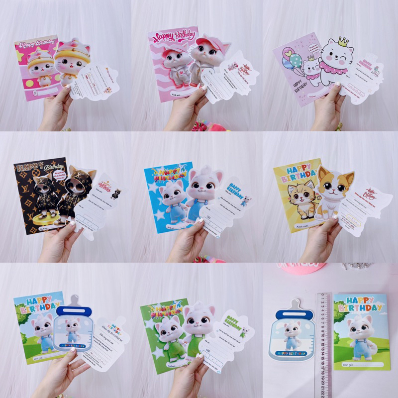 Thiệp Mời Sinh Nhật Cho Bé